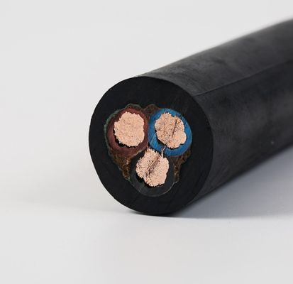 3 провод кабеля 450/750V ядра резиновый обшитый резиновый покрытый электрический