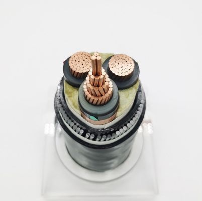 Среднее напряжение тока 33KV XLPE привязывает кабель стального провода ядра YJV32 3 бронированный