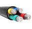 PVC изолированного кабеля NA2XY алюминиевый XLPE обшил силовой кабель